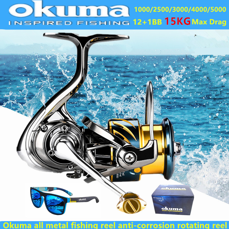 Kastking Reel Zephyr - Рыболовная катушка Okuma All Metal 12+1BB,