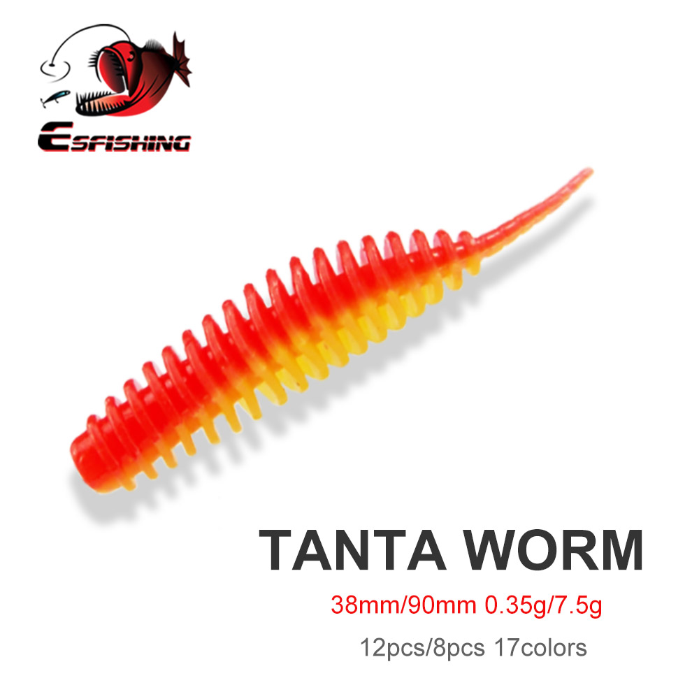 Fishing Lure Swimbait - Рыболовная приманка-червь ESFISHING Tanta 38мм 90мм