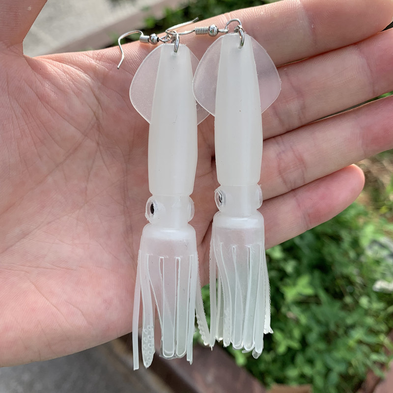 Серебристая/Цветная трубка кал – обзор и цена Fishing Lure Soft Plastic