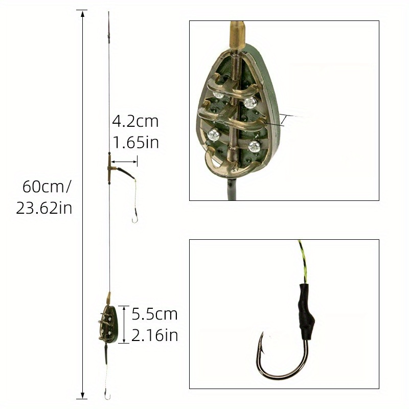 1 шт., комплект кормушки для л – обзор и цена Fishing Lure Kit