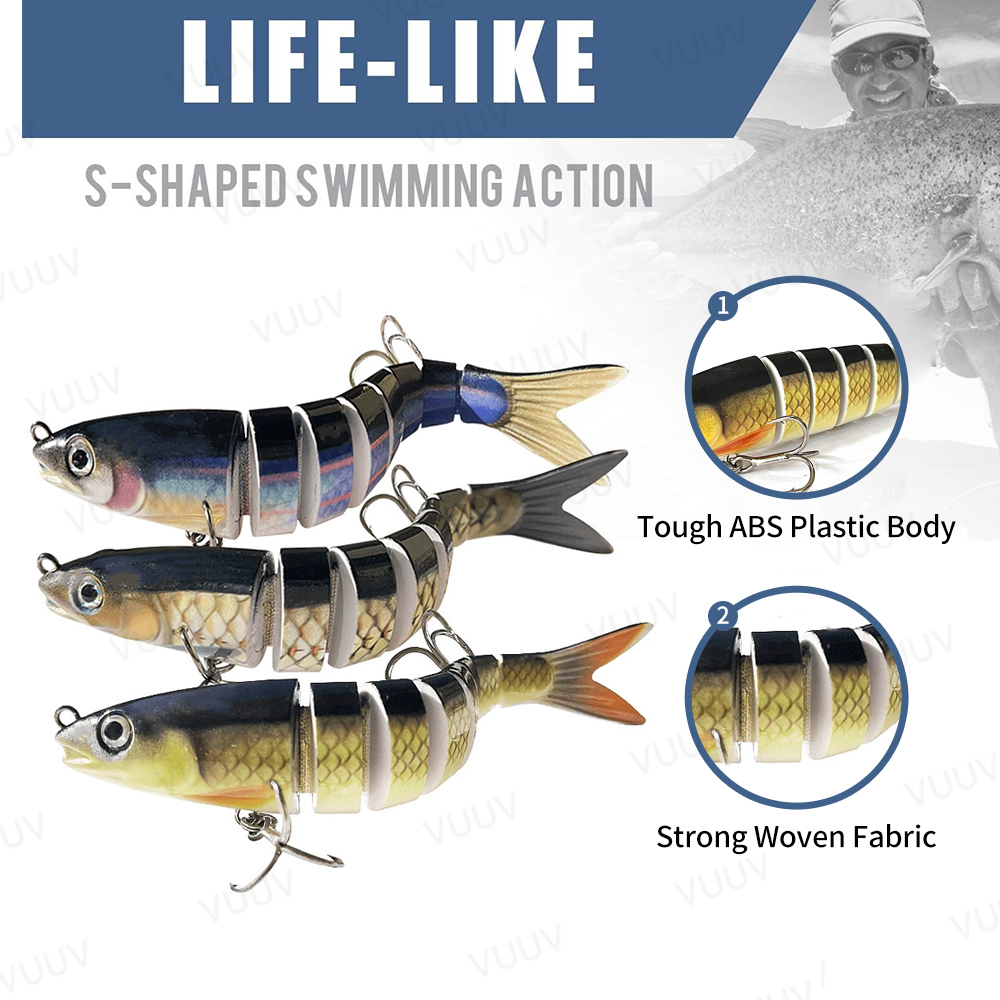 10 шт. рыболовных приманок для – обзор и цена Fishing Lure Swimbait