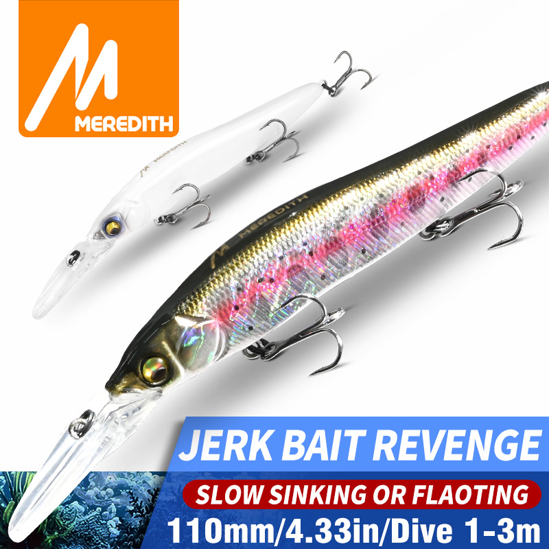 Воблеры-минноу MEREDITH, 110 м – обзор и цена Fishing Lure Swimbait