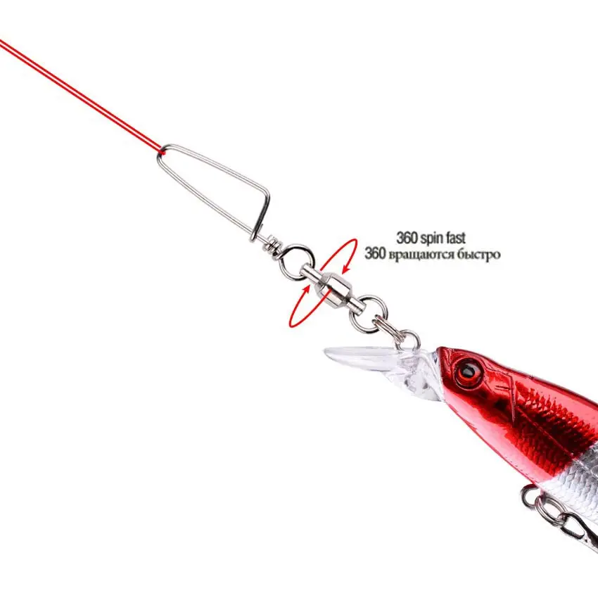 50 шт. вертлюг с шарикоподшипн – обзор и цена Fishing Lure Box