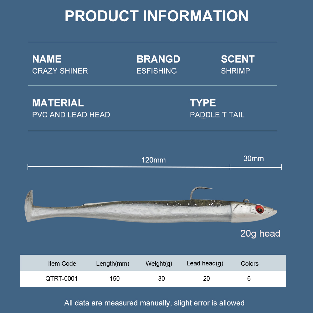 Мягкая рыболовная приманка ESF – обзор и цена Fishing Lure Swimbait