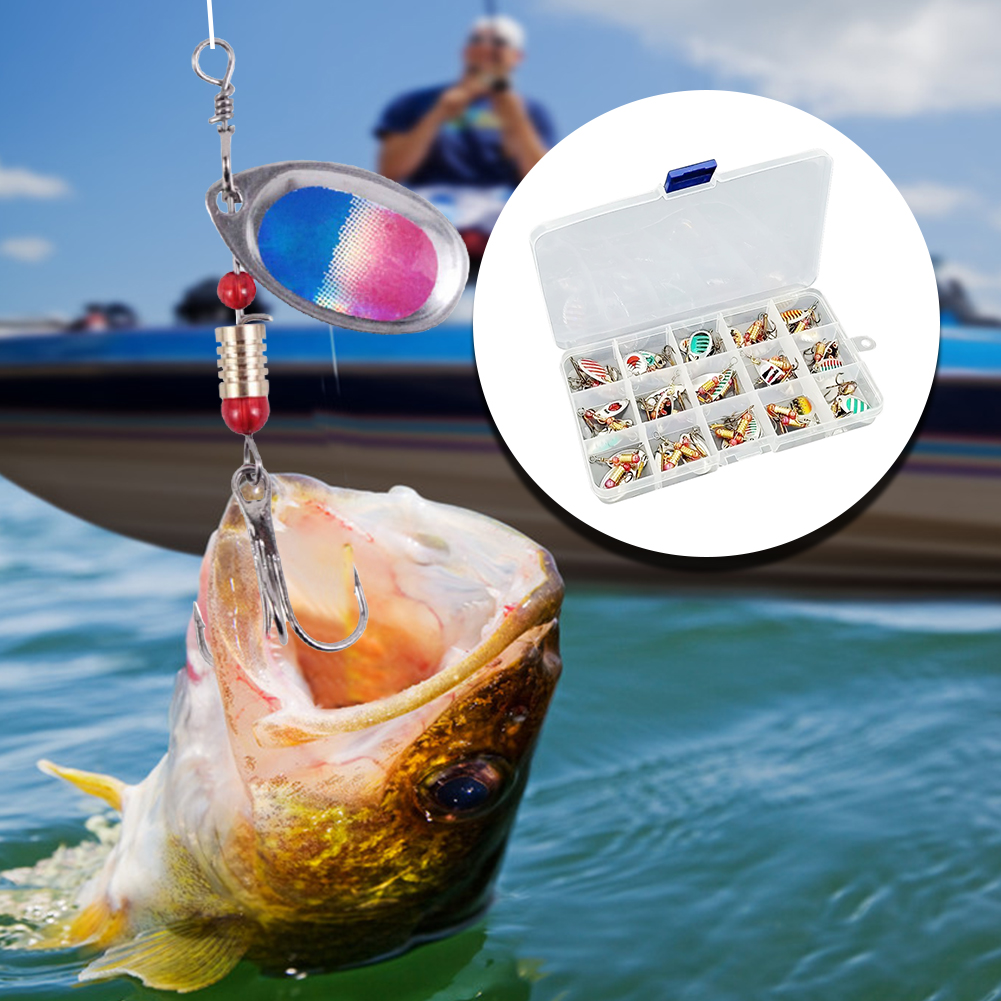 30 шт. металлических вращающих – обзор и цена Fishing Lure Spinnerbait